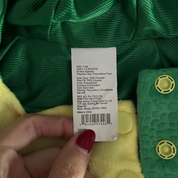 Target Baby Dinosaur Costume 0-6mo - Picture 4 of 4